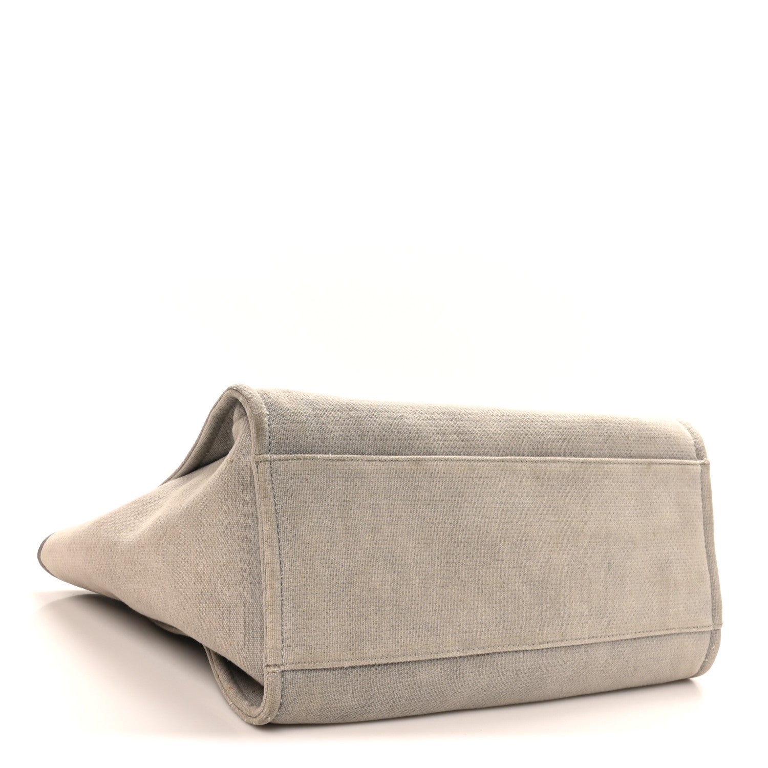 Chanel Canvas Large Deauville Tote Grey 4 of 10