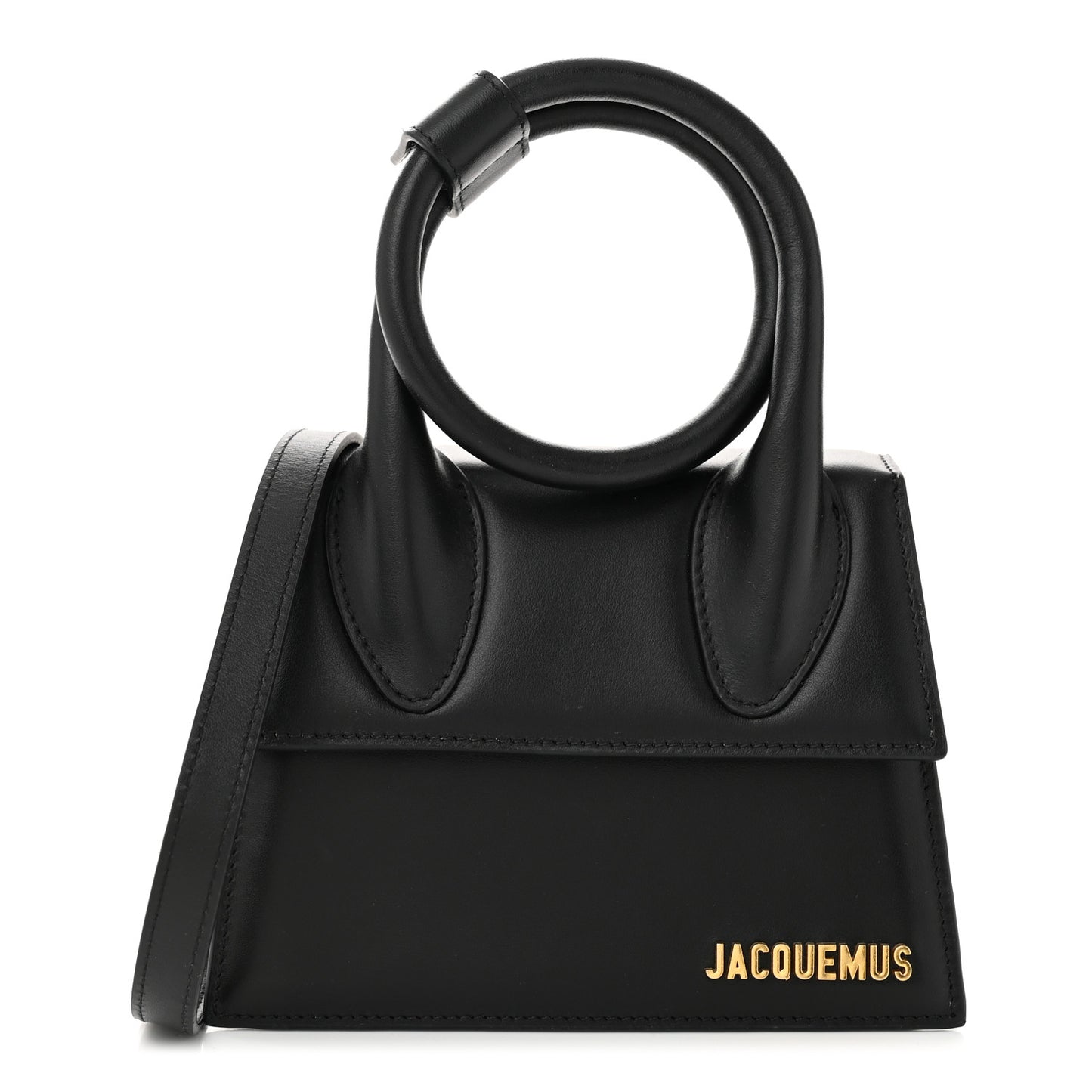 Smooth Calfskin Le Chiquito Noeud Black