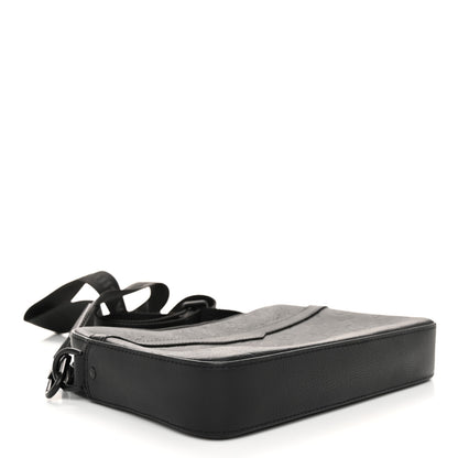 Louis Vuitton Calfskin Monogram Shadow Trio Messenger Black 5 of 11