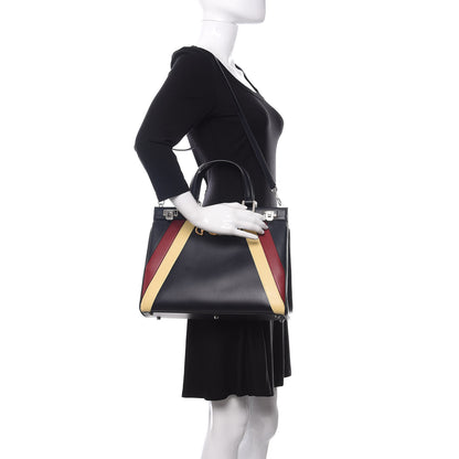 Gucci Smooth Calfskin Medium Zumi Top Handle Bag Blue Romantic Cerise Butter Multicolor 2 of 10