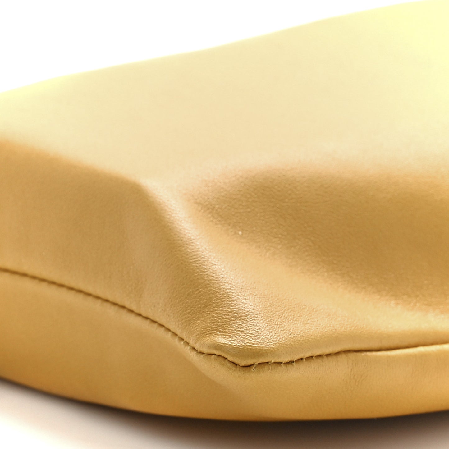 Lambskin Paris Drawstring Pouch Saffran