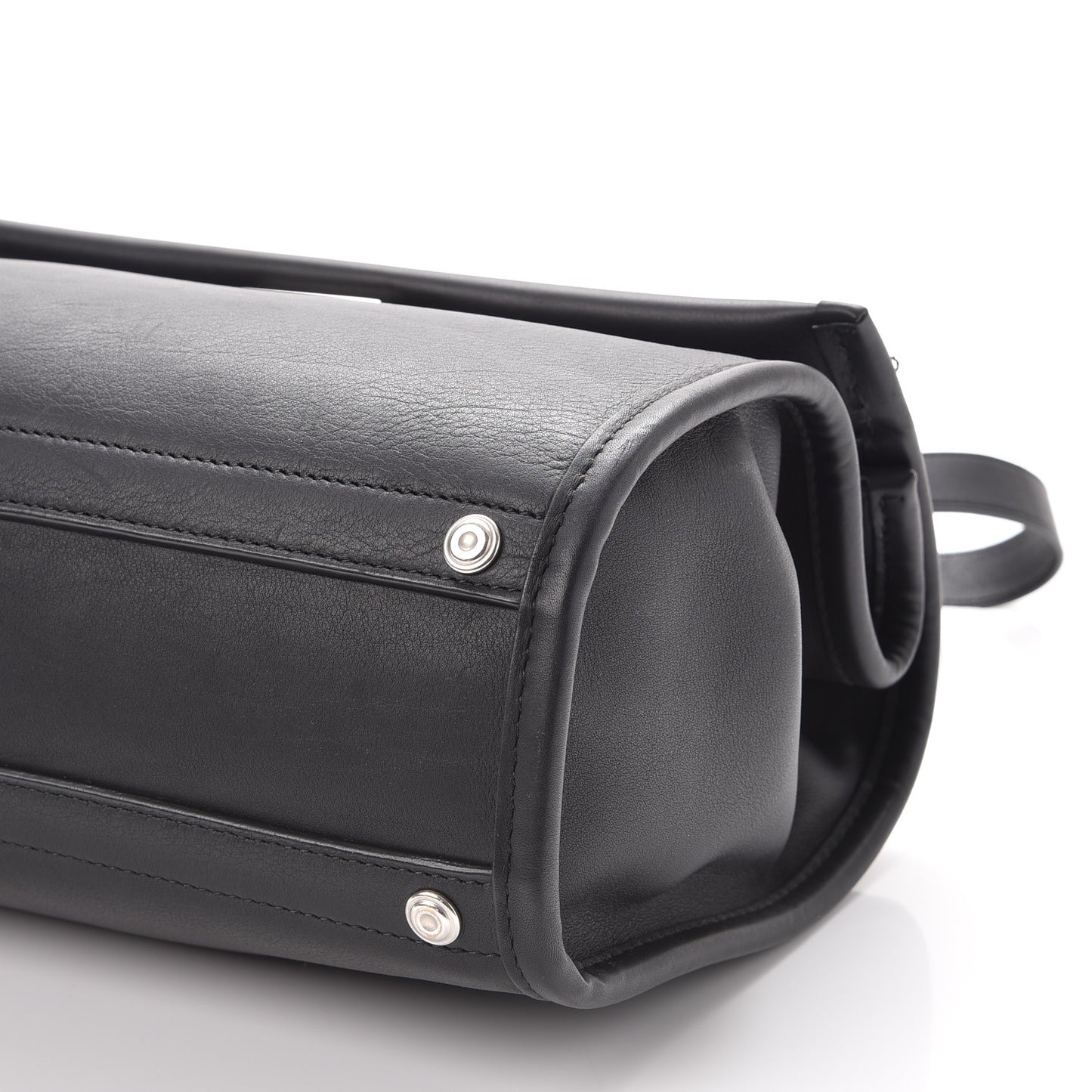 Veau Soyeux Small Tool Satchel Black