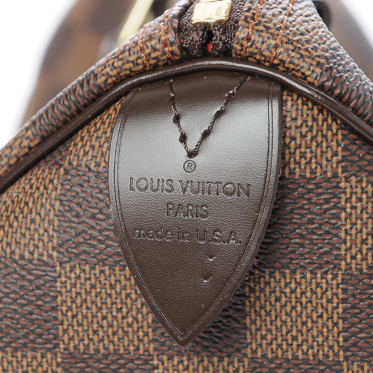 Louis Vuitton Damier Ebene Speedy 30 6 of 8