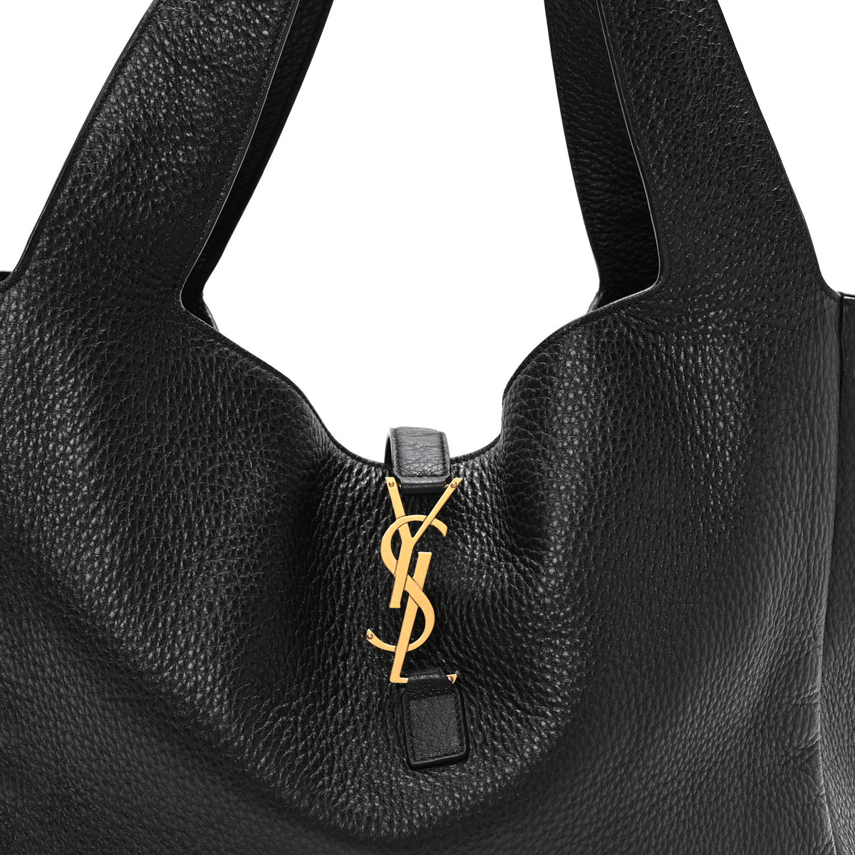 Grained Deerskin Bea Tote Black