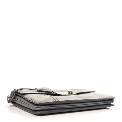 Prada Saffiano Soft Stitched Sound Shoulder Bag Marmo 4 of 9