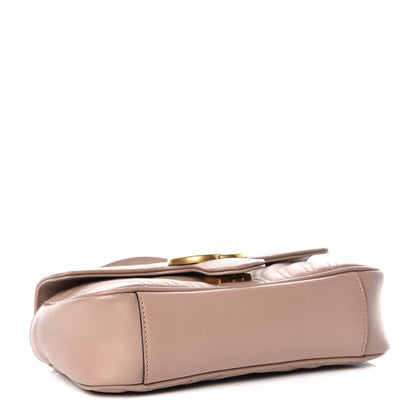 Gucci Calfskin Matelasse Mini GG Marmont Shoulder Bag Porcelain Rose 4 of 7