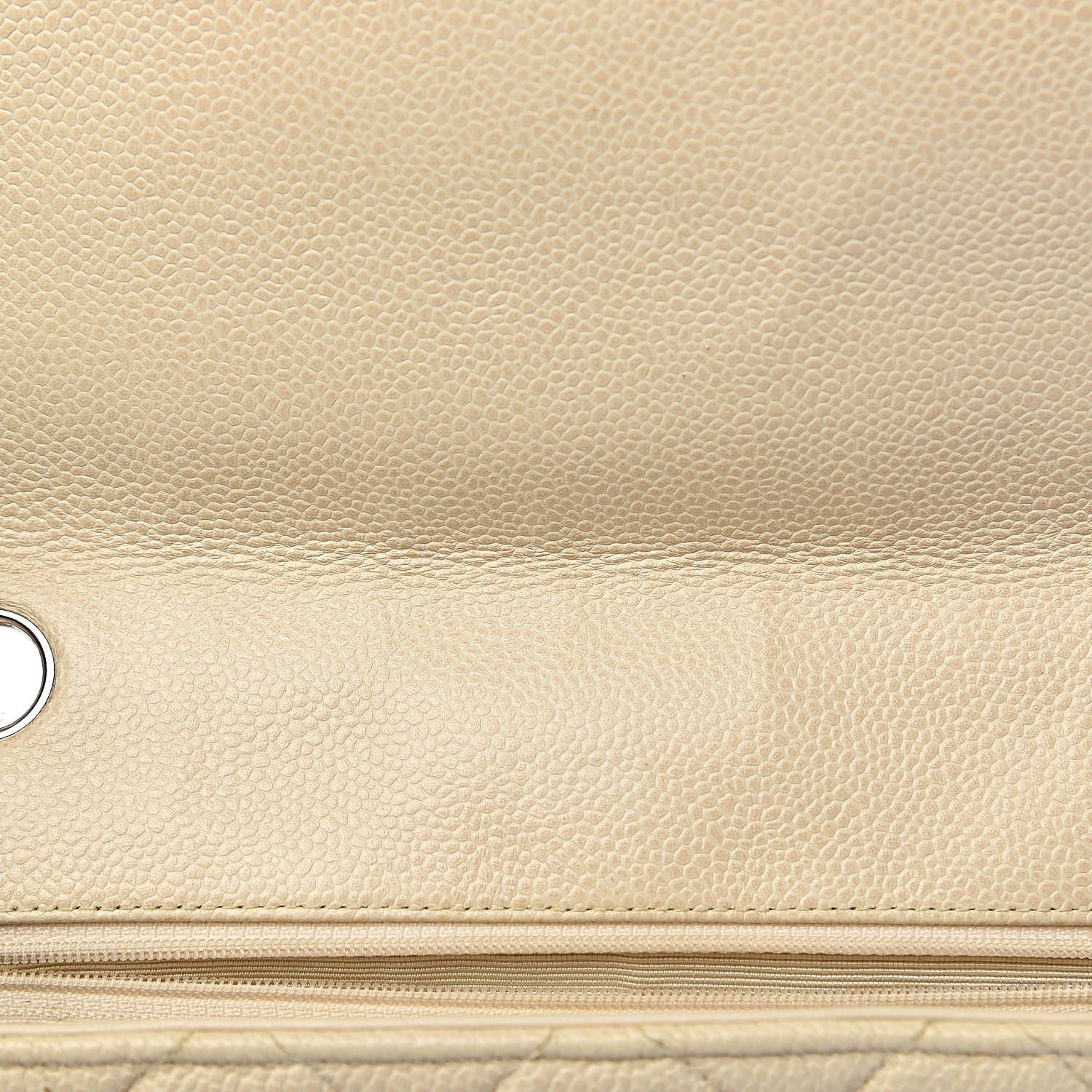 Chanel Caviar Quilted Small Single Flap Light Beige 9 of 21