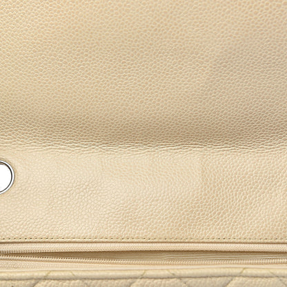 Chanel Caviar Quilted Small Single Flap Light Beige 9 of 21