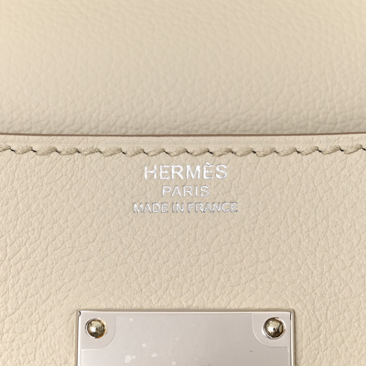 Hermes Evercolor Kelly Messenger PM Craie 6 of 11