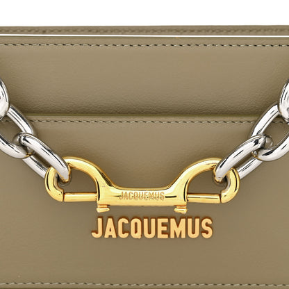 Jacquemus Smooth Calfskin Le Sac Ciuciu Khaki 7 of 12