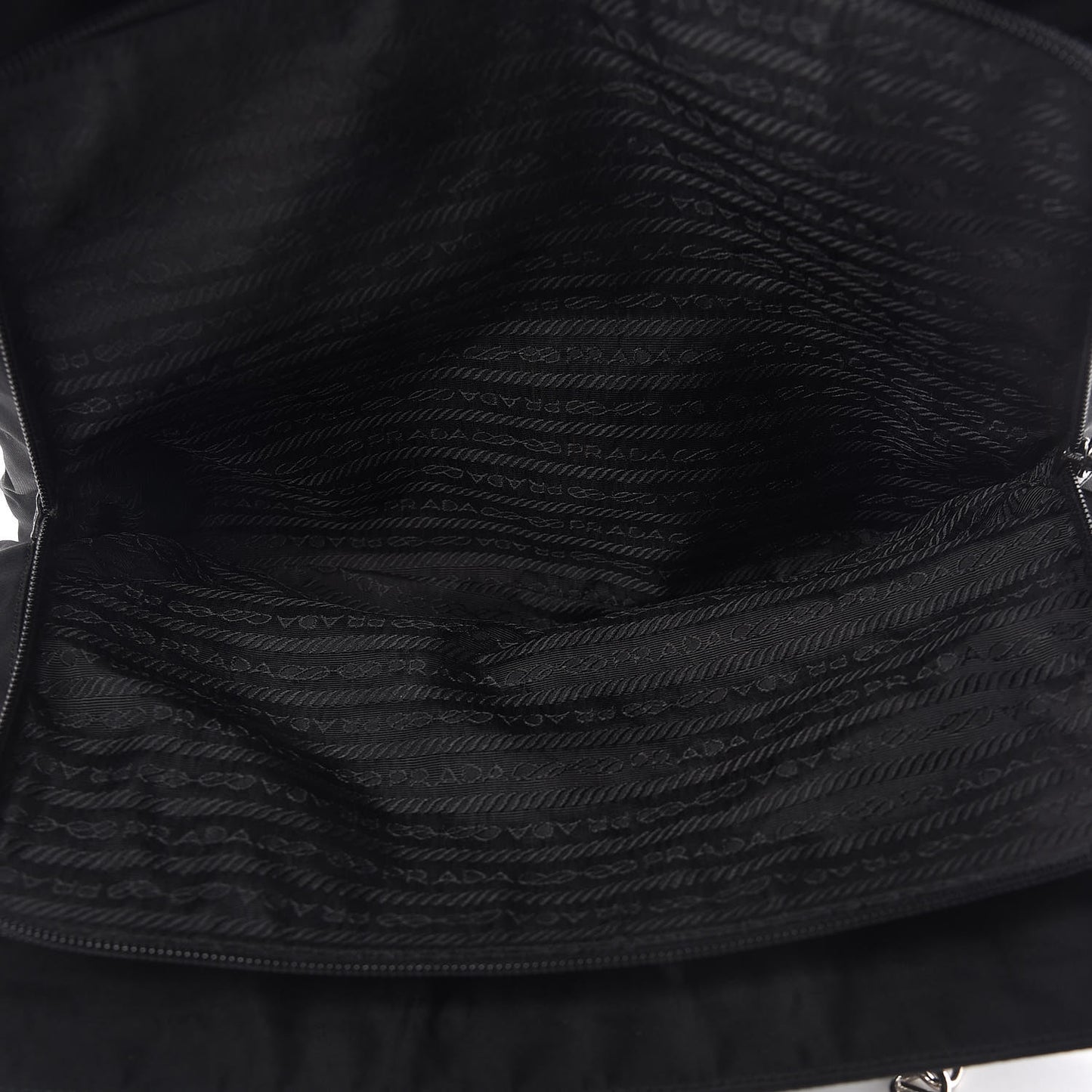 Tessuto Nylon Shopping Tote Black
