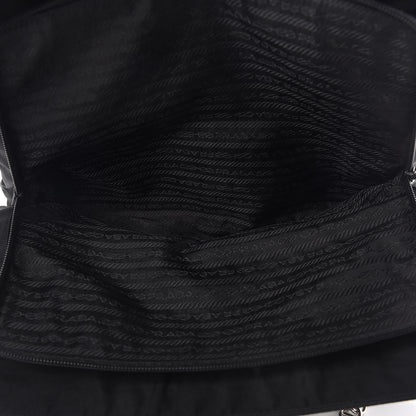 Prada Tessuto Nylon Shopping Tote Black 5 of 10