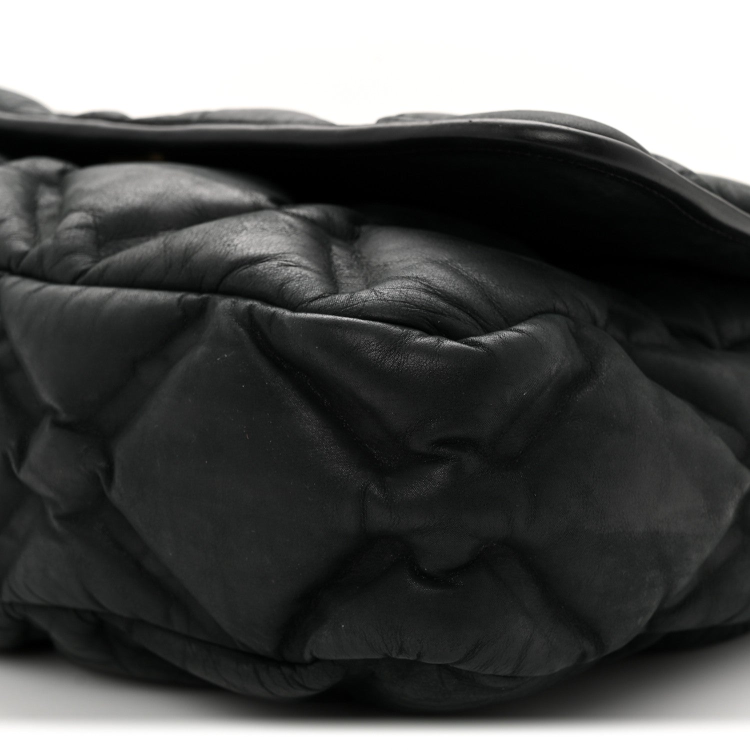 Chanel Calfskin Quilted Large Chesterfield Flap Black 11 of 11