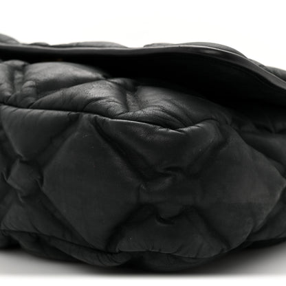 Chanel Calfskin Quilted Large Chesterfield Flap Black 11 of 11