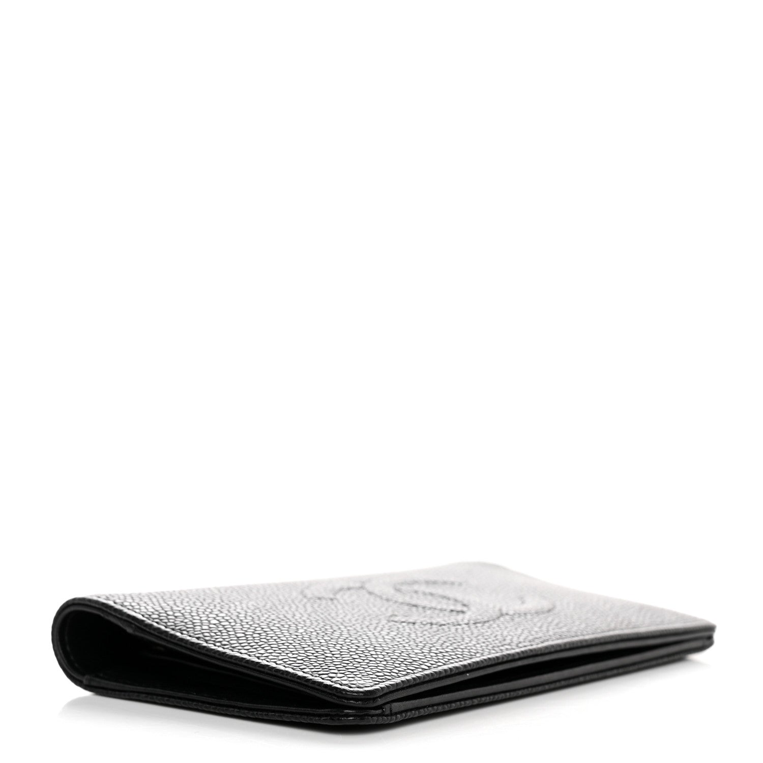 Chanel Caviar Timeless CC Yen Wallet Black 4 of 9