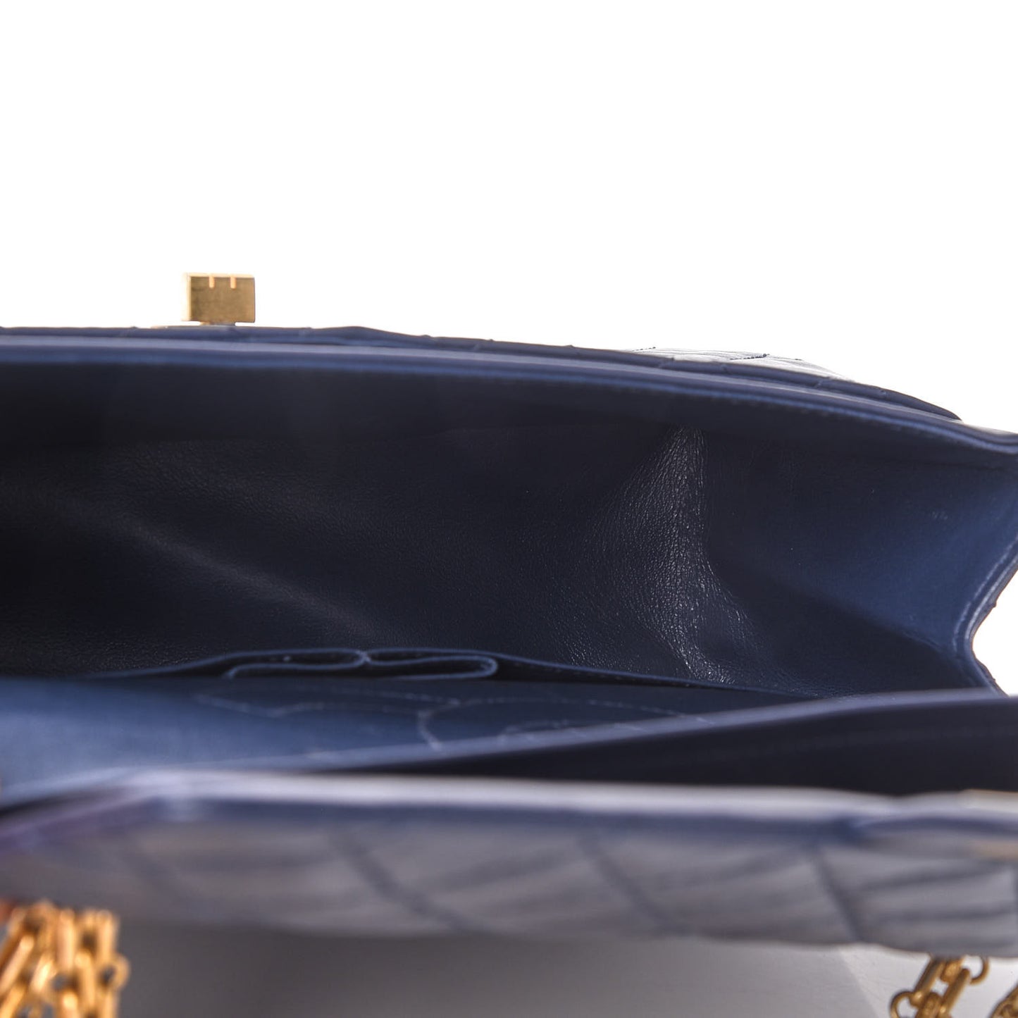 Aged Calfskin Quilted 2.55 Reissue 225 Flap Navy