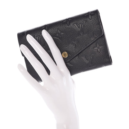 Louis Vuitton Empreinte Compact Curieuse Wallet Black 2 of 8