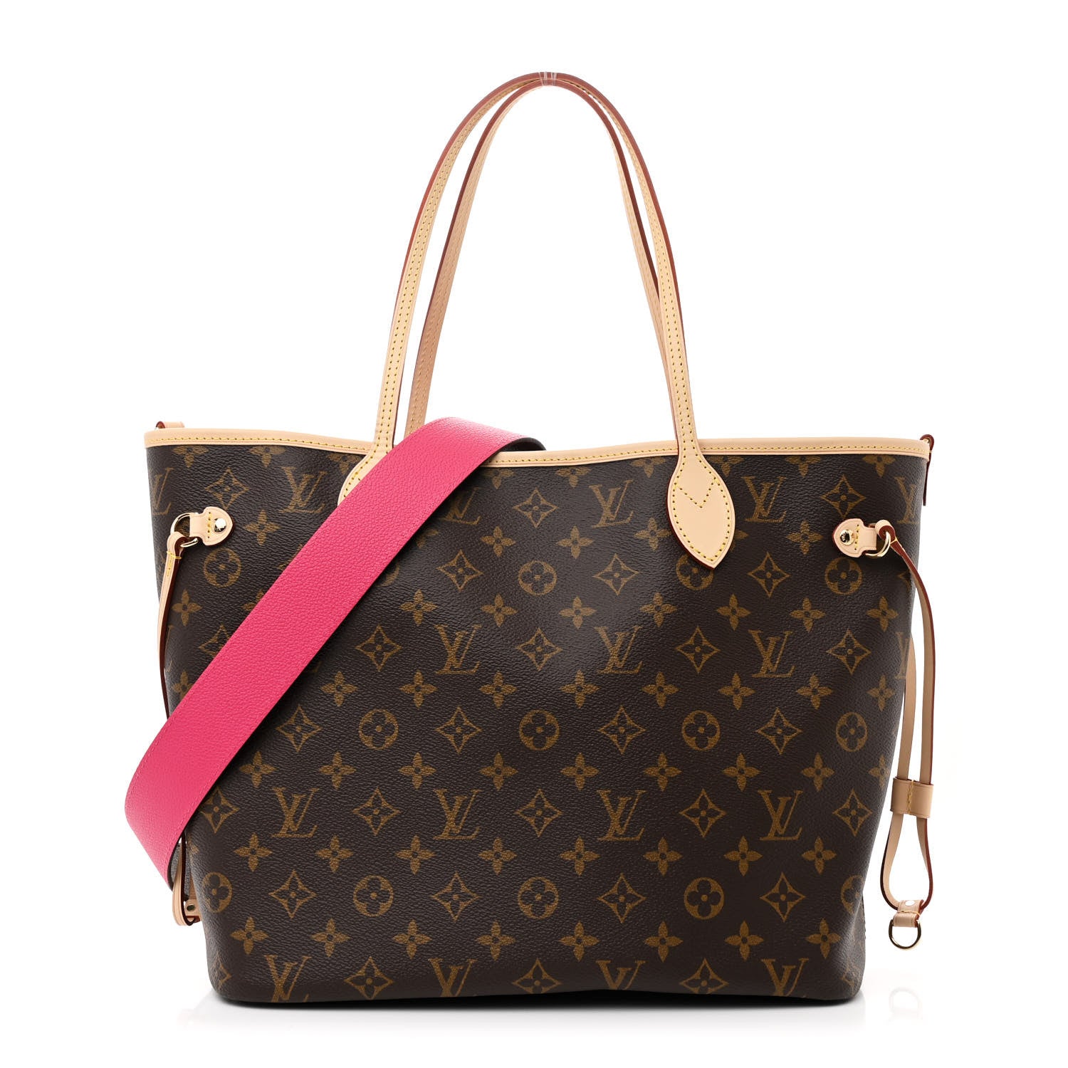 Louis Vuitton Monogram Inside Out Neverfull Bandouliere MM Rose Pondichery 1 of 15