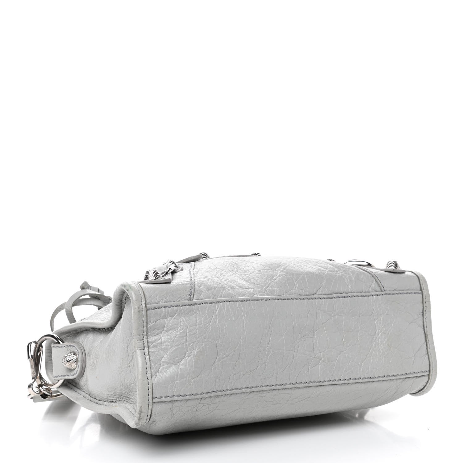 Balenciaga Agneau Giant 12 Silver Hardware Mini City Gris Glace 3 of 5