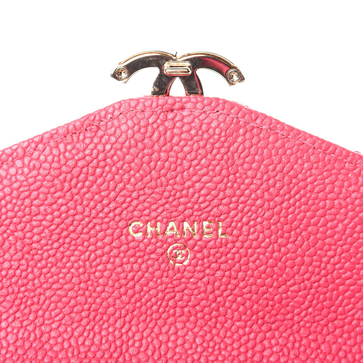 Chanel Caviar Quilted Medium CC Box Flap Wallet Pink 6 of 12