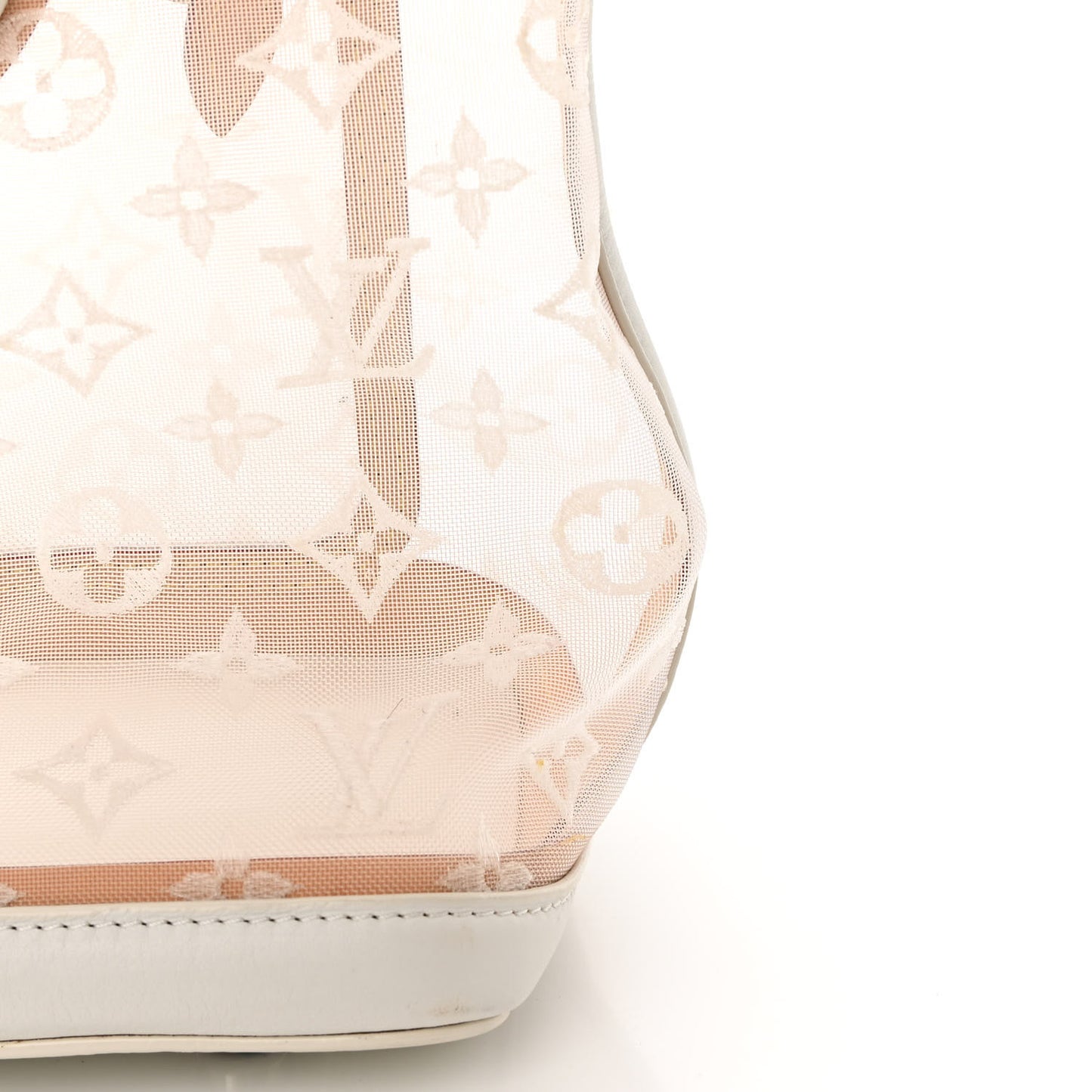 Monogram Transparence Lockit White