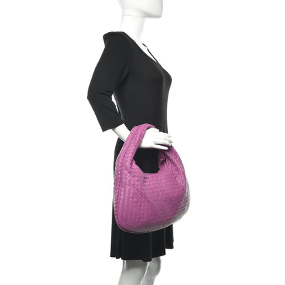 Bottega Veneta Nappa Intrecciato Medium Veneta Hobo Twilight 2 of 10