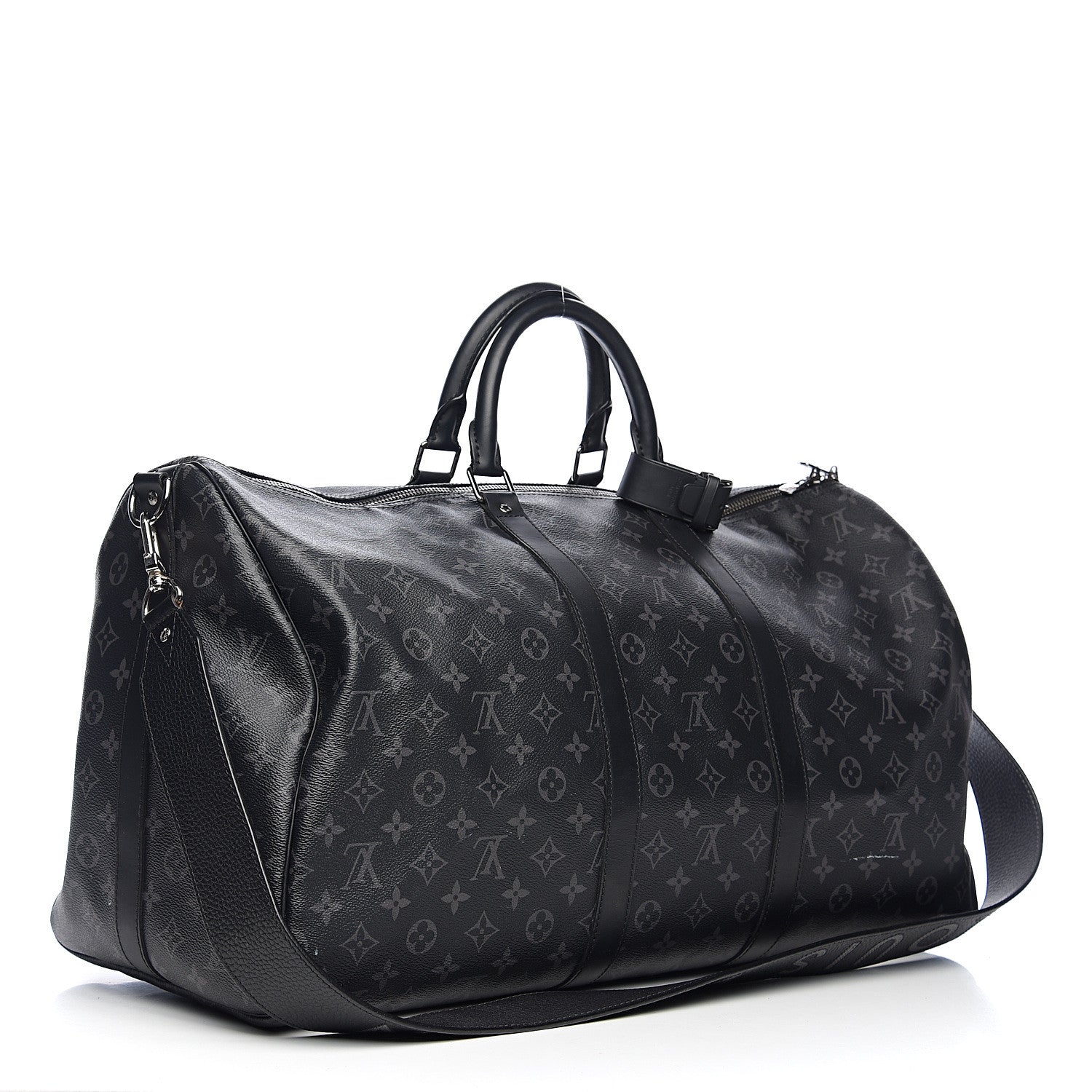 Louis Vuitton Monogram Eclipse Keepall Bandouliere 55 2 of 9