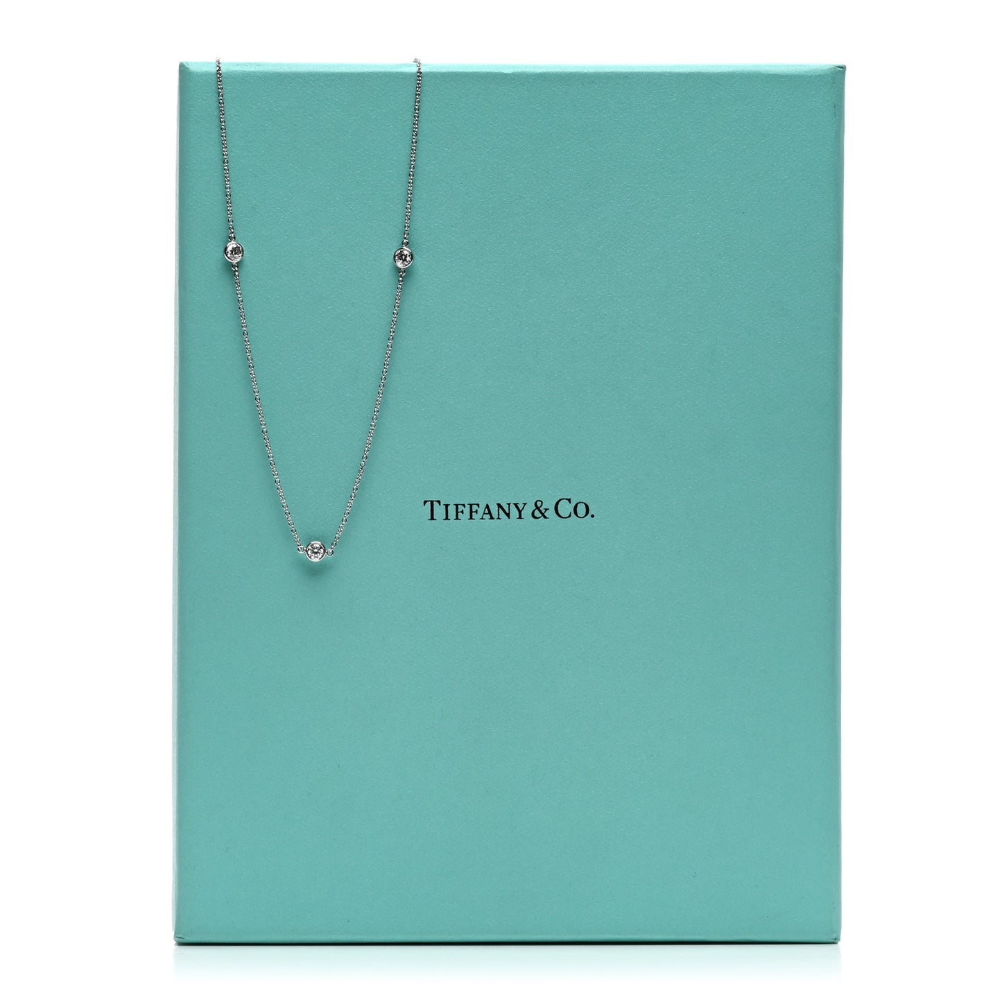 Platinum Diamond Elsa Peretti .70ctw Diamonds by the Yard 5 Station Necklace