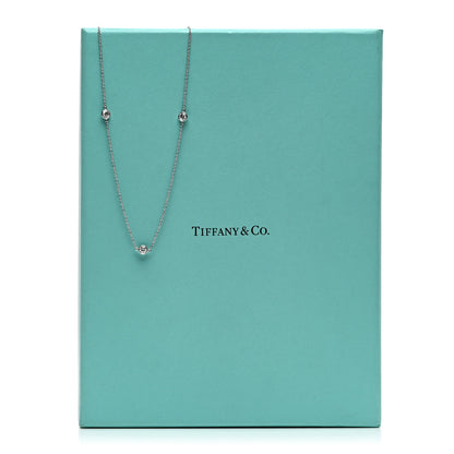 Tiffany Platinum Diamond Elsa Peretti .70ctw Diamonds by the Yard 5 Station Necklace 5 of 5