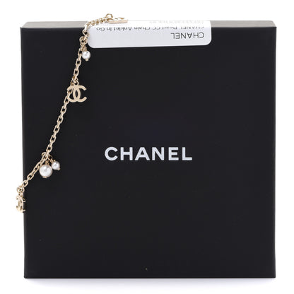 Chanel Pearl CC Chain Anklet Gold 5 of 5