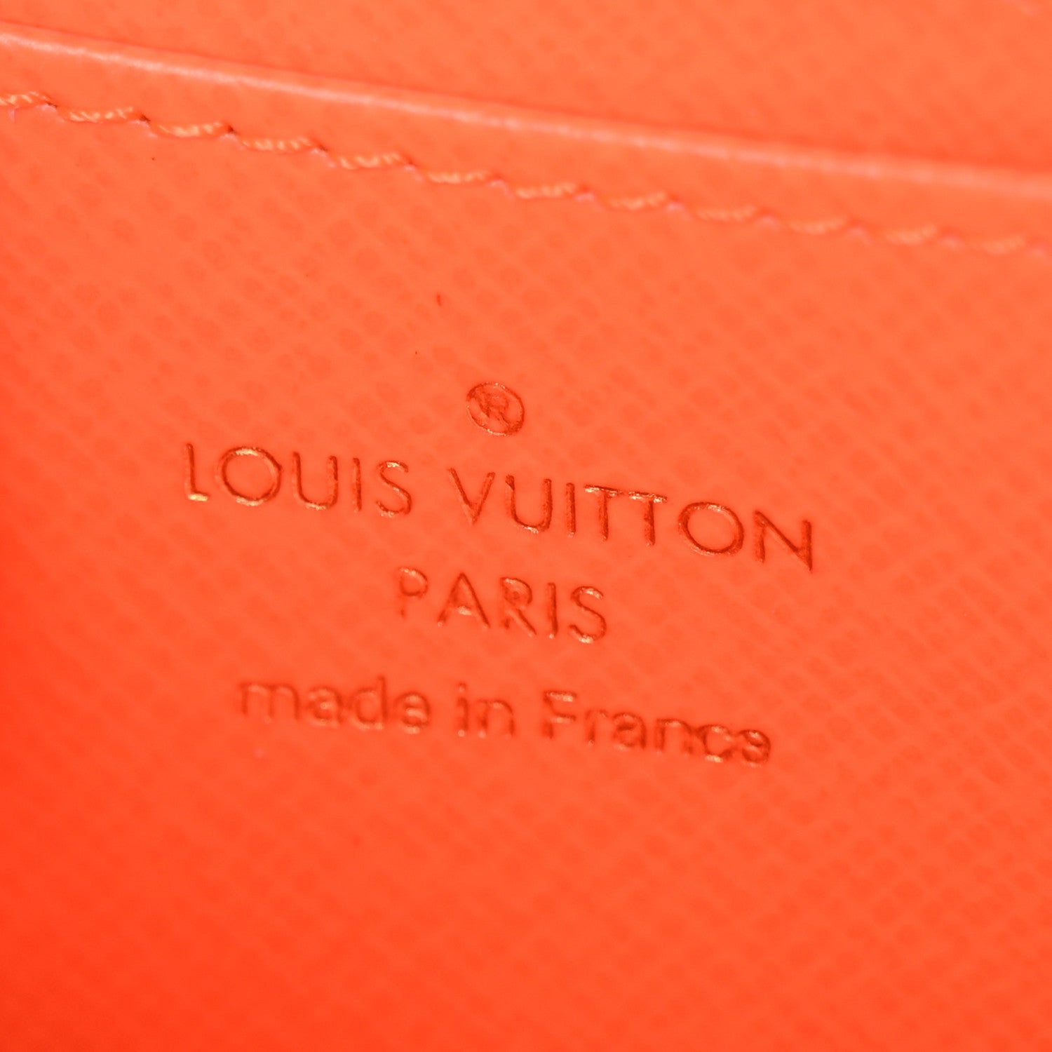 Louis Vuitton Monogram Graffiti Zippy Coin Purse Orange 6 of 6