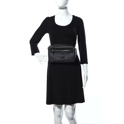Gucci Soft GG Supreme Monogram Web Belt Bag Black Grey 2 of 9