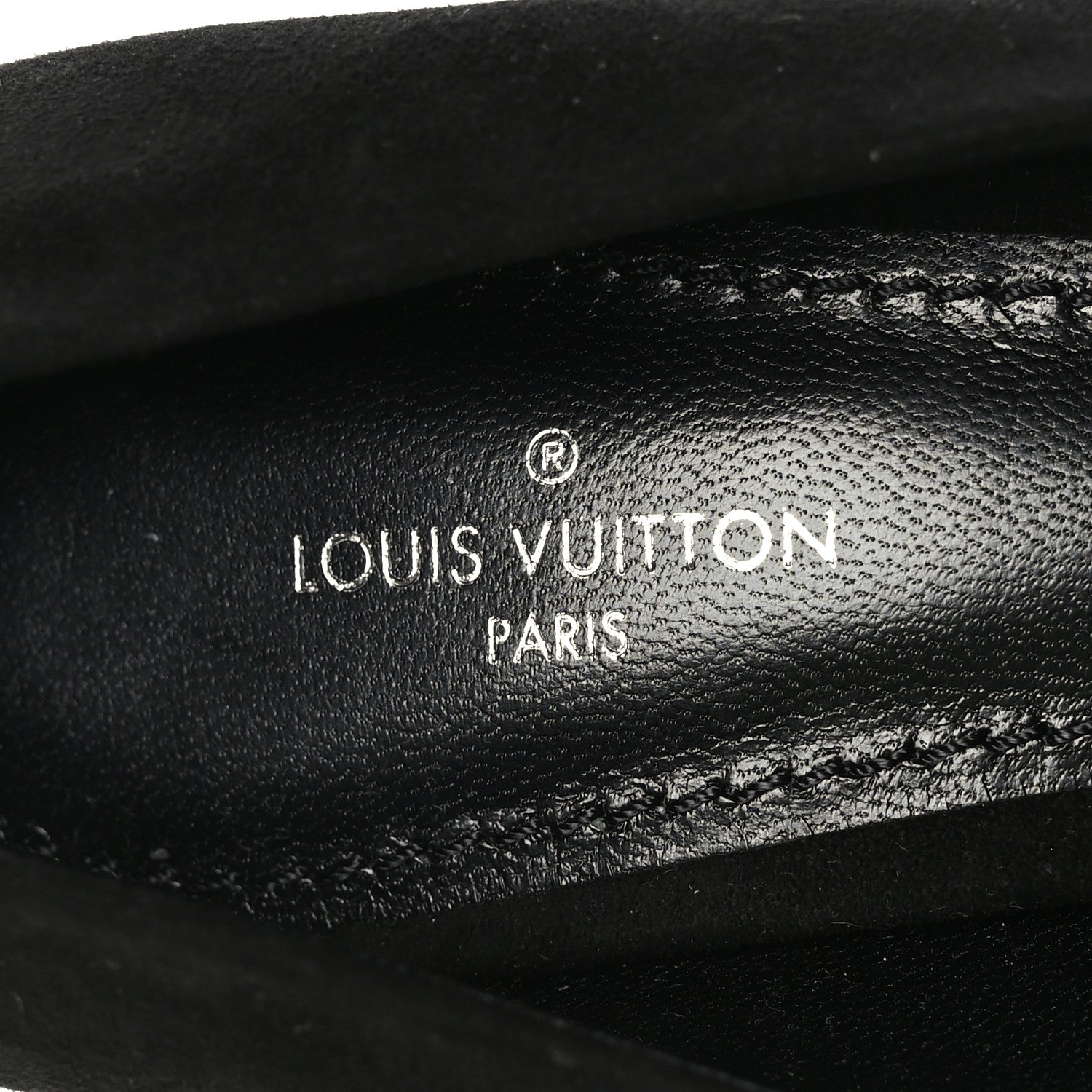 Louis Vuitton Suede Baby Goat Swarovski Crystal Madeleine Pumps 36 Black 8 of 8