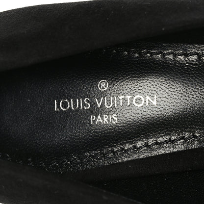 Louis Vuitton Suede Baby Goat Swarovski Crystal Madeleine Pumps 36 Black 8 of 8