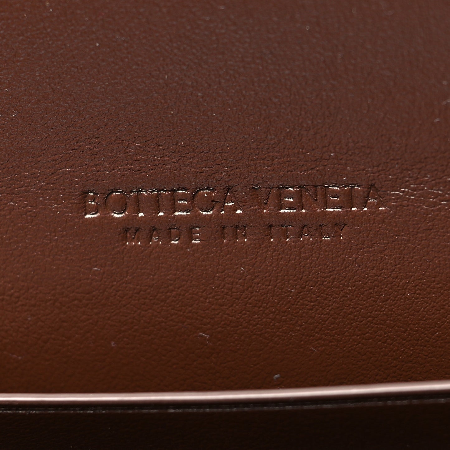 Nappa Intrecciato Long Slim Wallet Acorn