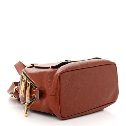 Chloe Calfskin Small Daria Sepia Brown 4 of 13