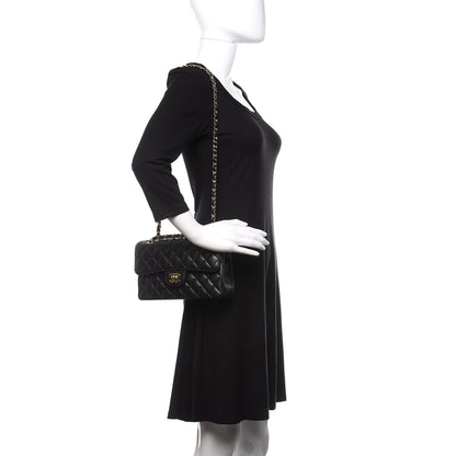 Chanel Caviar Quilted Small Double Flap Black 2 of 15