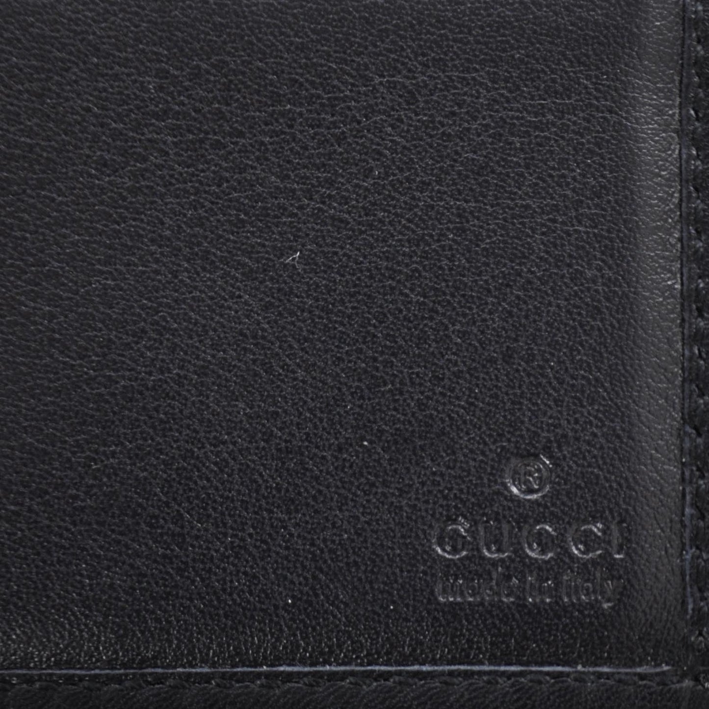 Guccissima Mens Web Bi-Fold Wallet Navy Blue