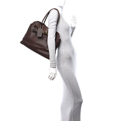 Miu Miu Nappa Medium Aventure Bag Radica 2 of 9