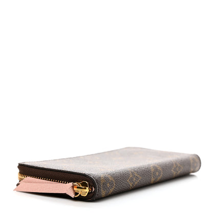 Louis Vuitton Monogram Clemence Wallet Rose Ballerine 4 of 8