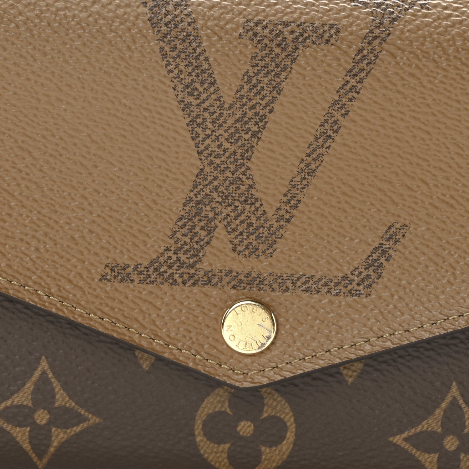 Louis Vuitton Reverse Monogram Giant Sarah Wallet 7 of 10