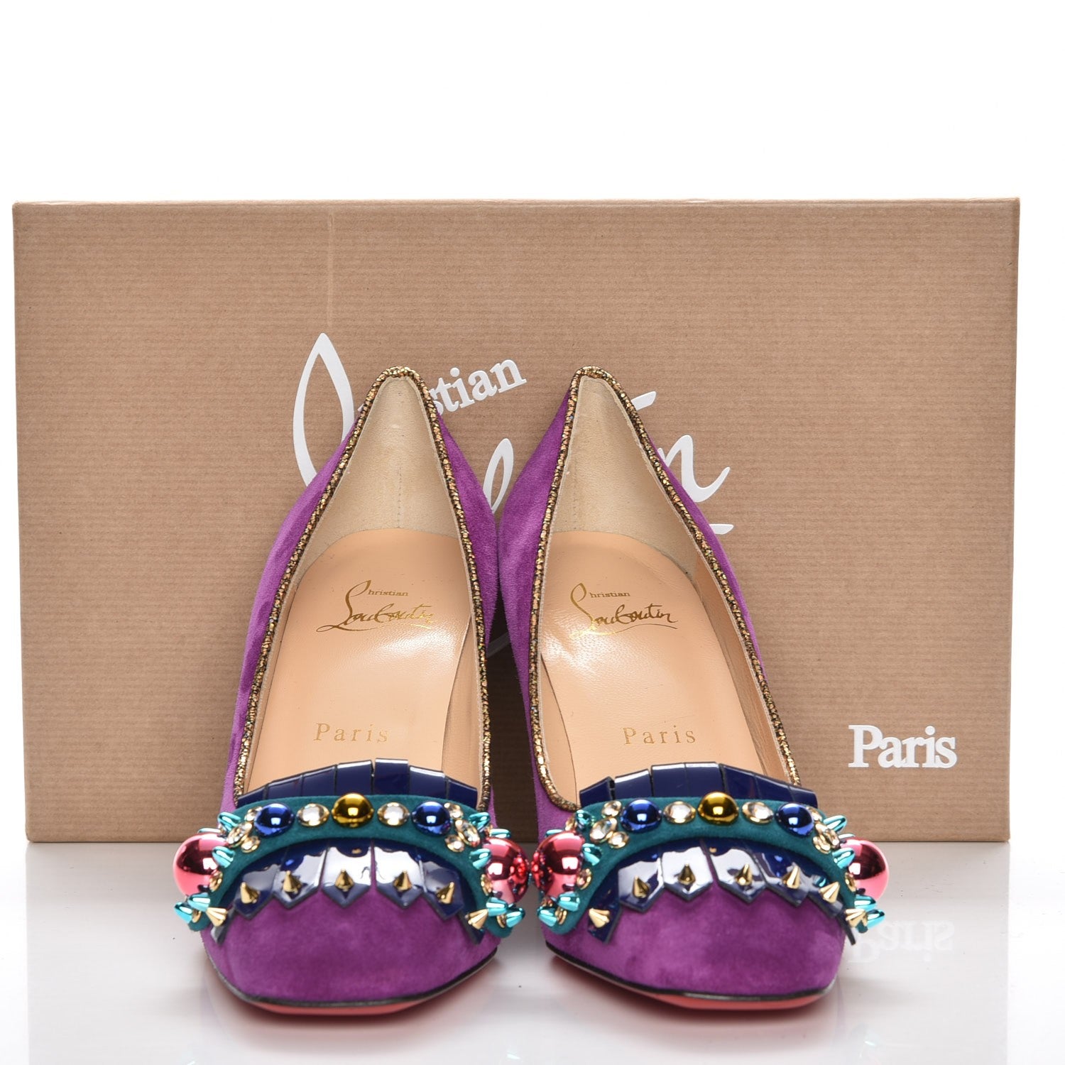 Christian Louboutin Suede Oaxacana 85 Pumps 36 Version Cassis 7 of 7