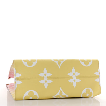 Louis Vuitton Monogram Giant By The Pool OnTheGo GM Light Pink 4 of 9
