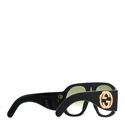 Gucci Oversized Aviator Sunglasses GG0152S Black 3 of 9