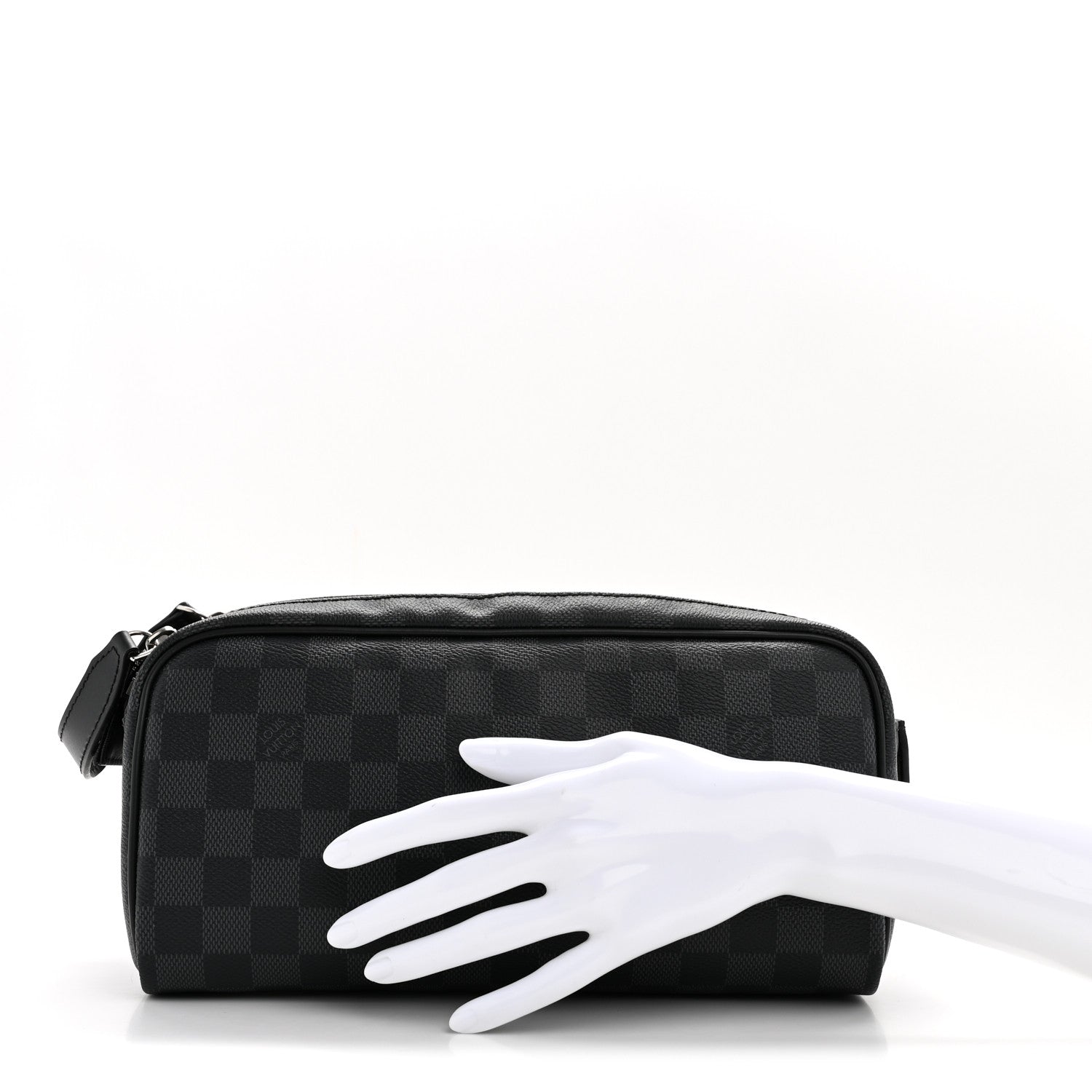 Louis Vuitton Damier Graphite Dopp Kit Toilet Pouch 2 of 7