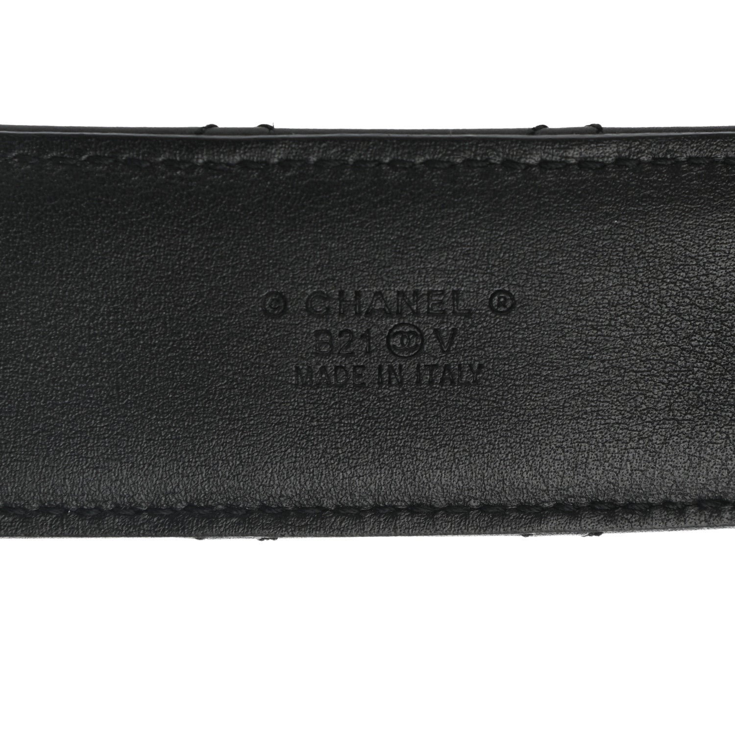 Chanel Lambskin Quilted CC Chain Belt 85 34 Black 3 of 8