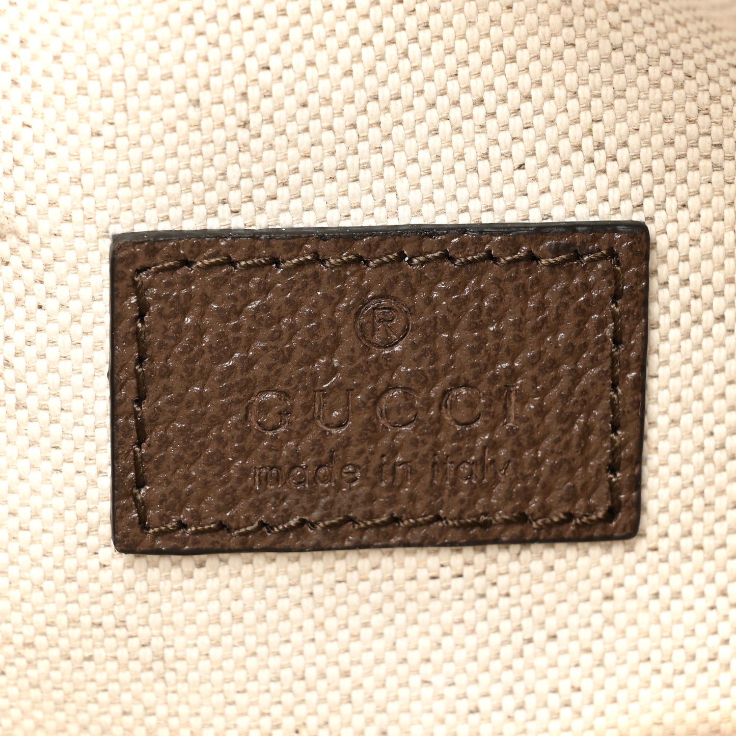 Monogram Jumbo GG Textured Dollar Calfskin Web Mini Crossbody Bag Camel Ebony New Acero