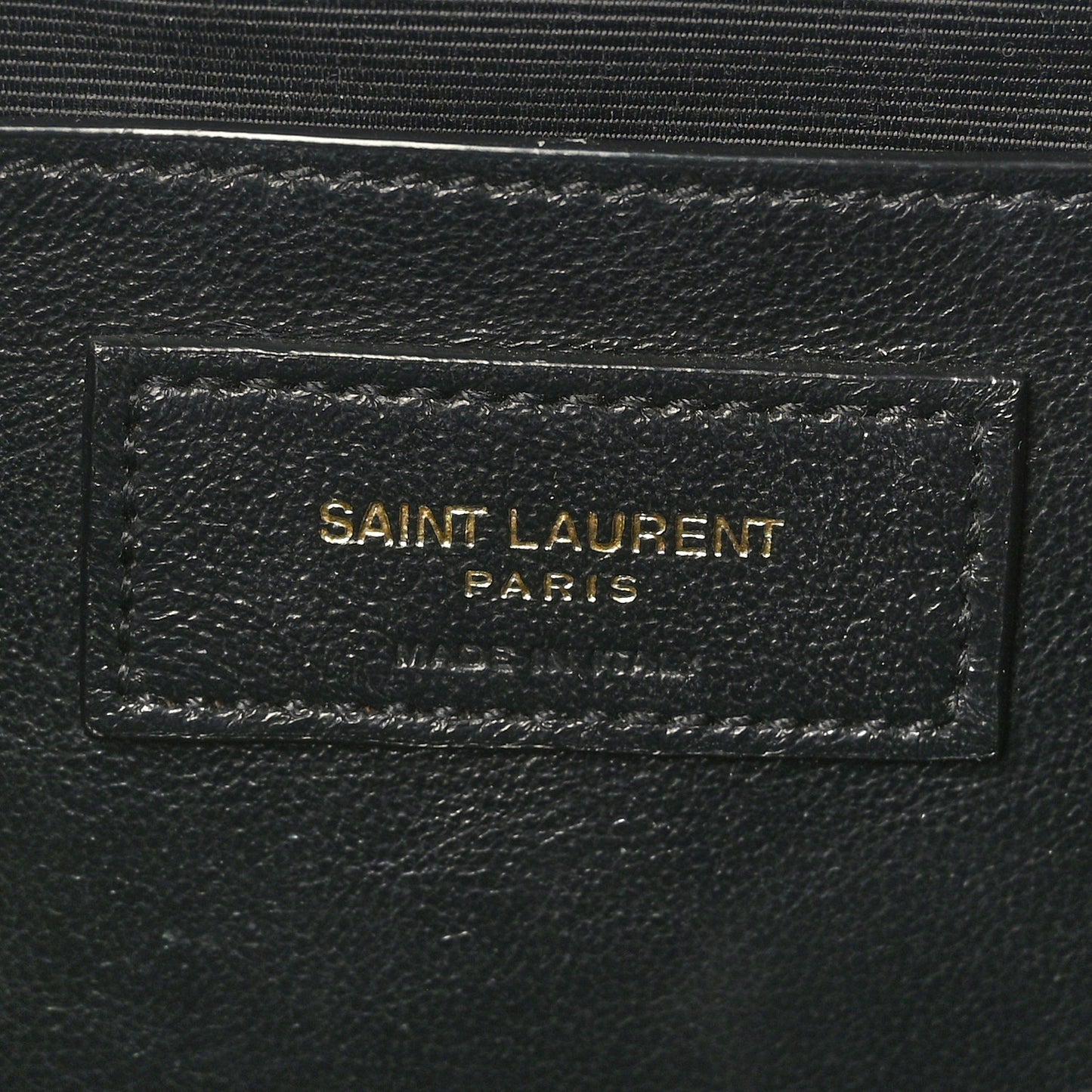 Grain De Poudre Textured Mixed Matelasse Triquilt Medium Monogram Satchel Black