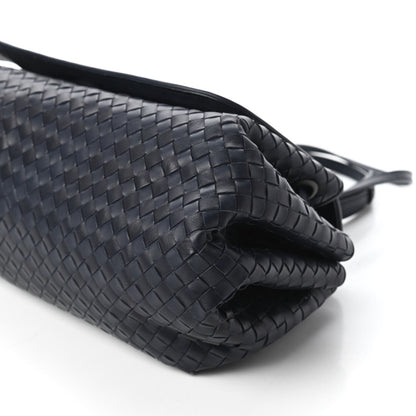 Bottega Veneta Nappa Intrecciato Messenger Bag Blue 7 of 10