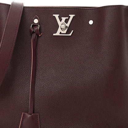Louis Vuitton Calfskin Lockme Bucket Prune 8 of 21